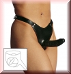 Leder Slip mit Doppelpenis S-L