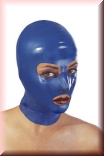 Latex Kopfmaske blau