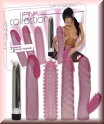 5-teiliges, pinkfarbenes Vibro-Set