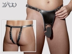 Herren Leder Jockstring