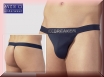 Herren String blau