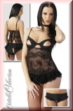 Babydoll mit offenem Cups